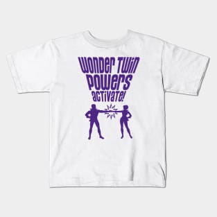 WONDER TWINS - Groovy tie dye Kids T-Shirt